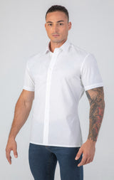 VFIT5 Short Sleeve Cotton Shirts : White