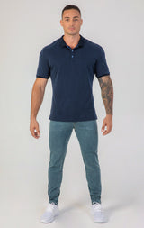 Contour Fit Jeans : Light Blue