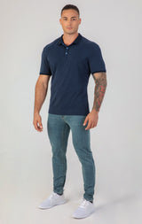 Contour Fit Jeans : Light Blue