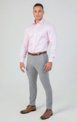 Contour Fit Pants : Light Gray