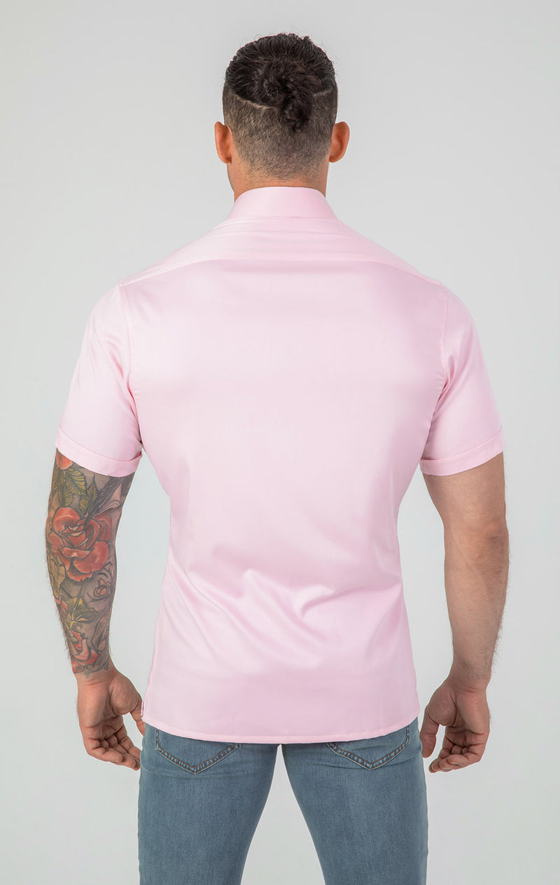 VFIT5 Short Sleeve Bamboo Shirts : Pink