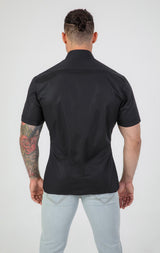 VFIT5 Short Sleeve Cotton Shirts : Black