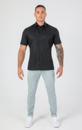 VFIT5 Short Sleeve Cotton Shirts : Black