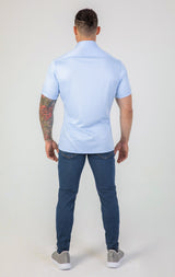 VFIT5 Short Sleeve Bamboo Shirts : Sky Blue