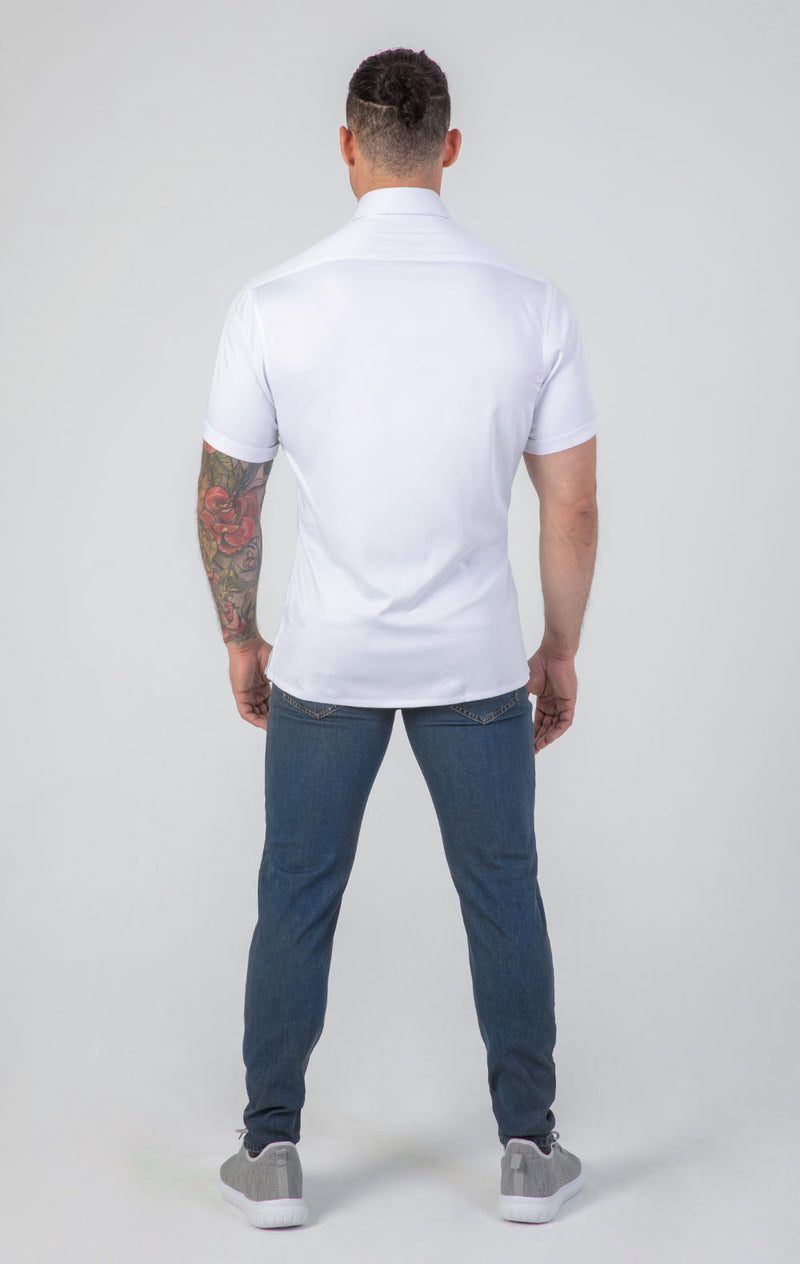 VFIT5 Short Sleeve Bamboo Shirts : White