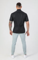 VFIT5 Short Sleeve Cotton Shirts : Black