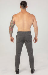 Contour Fit Pants : Gray Checkered