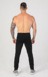 Contour Fit Jeans : Black