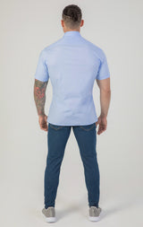 Contour Fit Jeans : Mid Blue