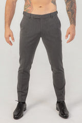 Contour Fit Pants : Gray Checkered