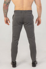 Contour Fit Pants : Gray Checkered