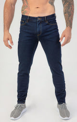 Contour Fit Jeans : Dark Blue