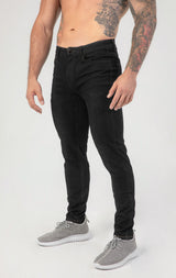 Contour Fit Jeans : Black