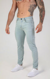 Contour Fit Jeans : Sky Blue